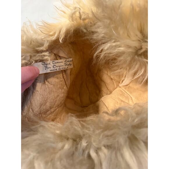 Vintage Mid Century Tuscan  Lamb Hat
